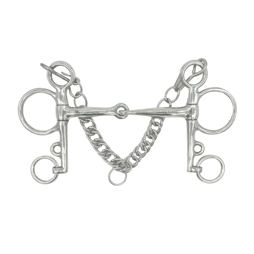 BOCADO SINGLE JOINT STAINLESS STEEL PELHAM