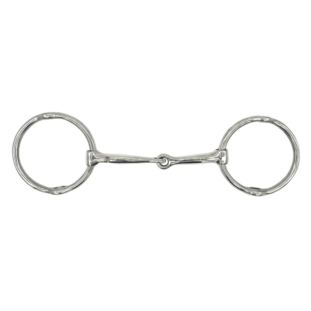 BOCADO SINGLE JOINT STAINLESS STEEL LOOSE RING GAG 135