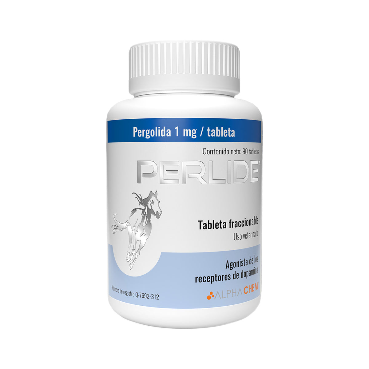 PERLIDE (Pergolida 1 mg/tableta) Tarro con 90 tabletas