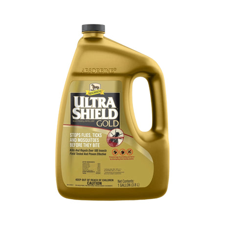 Garrafa de un galón de UltraShield Gold de Absorbine, presentación de 128 onzas
