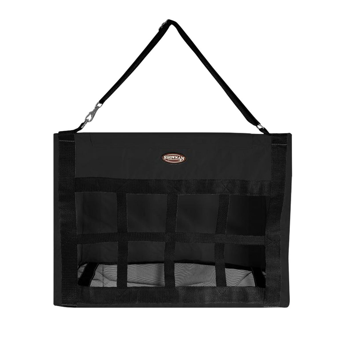 SHOWMAN HEAVY DUTY CORDURA HAY FEEDER WITH BAR TOP (BOLSA DE ZACATE)