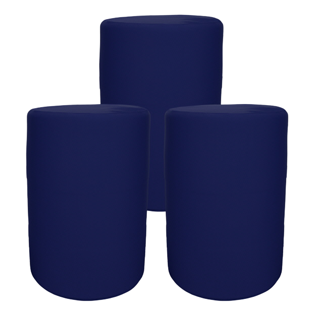 SHOWMAN LYCRA BARREL COVERS (CUBIERTAS PARA BARRILES SET DE 3) BLUE