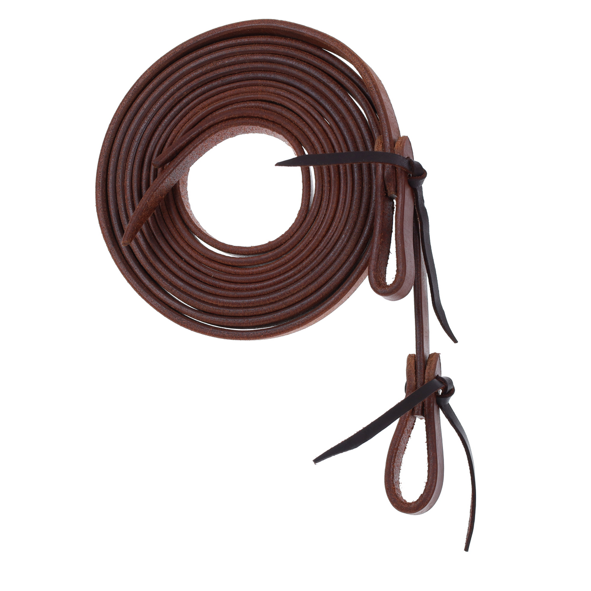 SHOWMAN OILED HARNESS COW LEATHER SPLIT REINS (RIENDAS DE PIEL HARNESS)