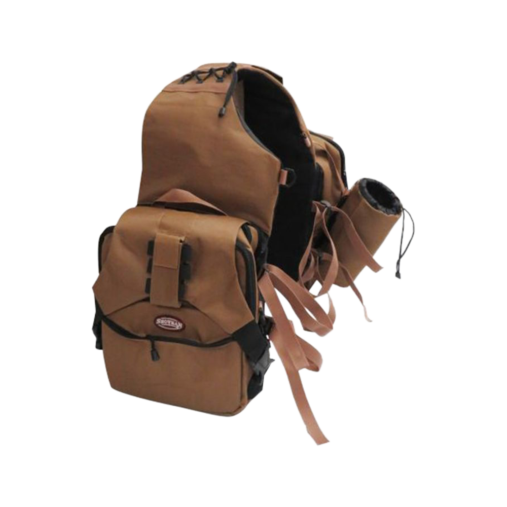 SHOWMAN ALFORJA EXTREME TRAIL BLAZER- CAFE