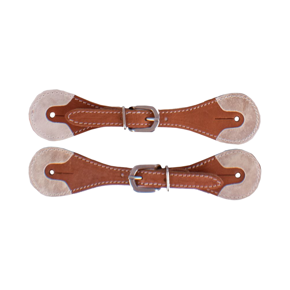 SHOWMAN CORREONES ARGENTINOS DE ESPUELA DE CUERO PARA JÓVENES - CAFE CLARO