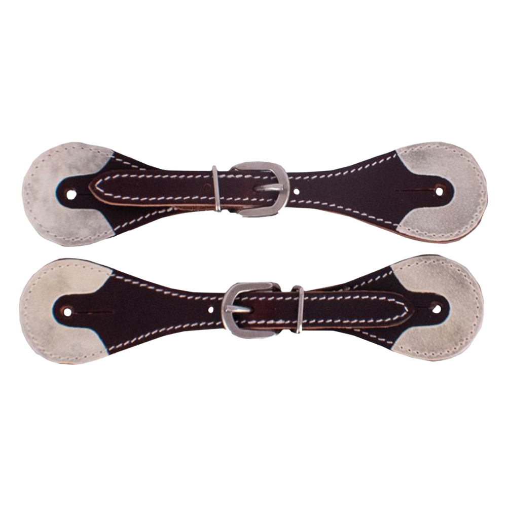 SHOWMAN CORREONES ARGENTINOS DE ESPUELA DE CUERO PARA JÓVENES- BURGUNDY