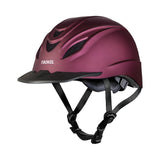 Casco de equitación Troxel Intrepid acabado Vino, vista lateral