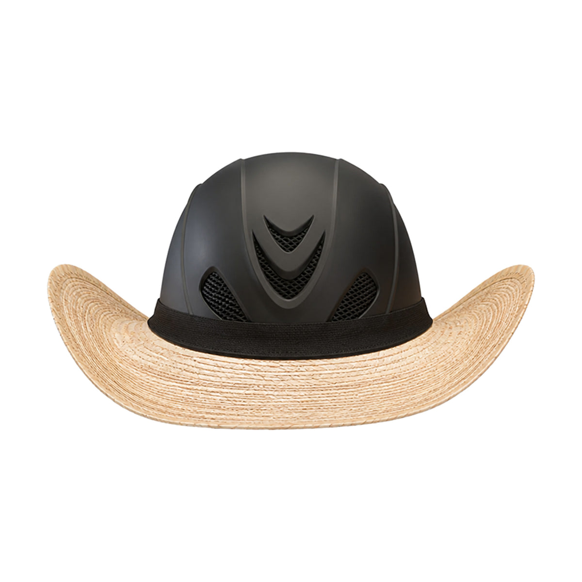 Troxel Helmet Brimmer, ala de hoja de palma acoplada a un casco de equitación Troxel
