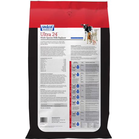ULTRA 24 MULTI SPECIES MILK REPLACER 8 LB BAG 1/PKG