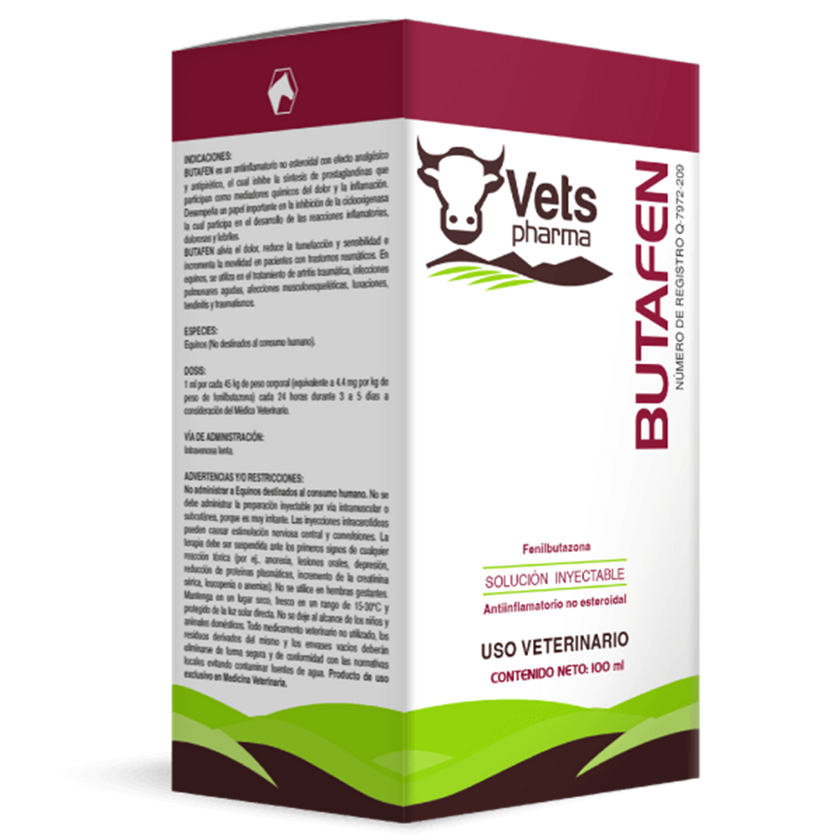 BUTAFEN 100 ML (FENILBUTAZONA 200mg/ml)