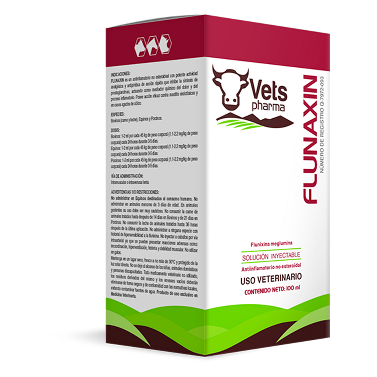 FLUNAXIN (FLUNIXIN MEGLUMINA 83 mg/ml & EQUIVALENTE A 50 mg/ml DE FLUNIXIN BASE)