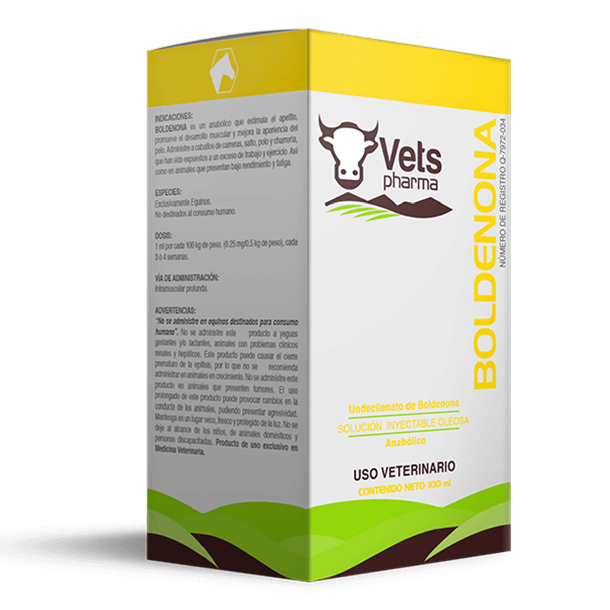 BOLDENONA (UNDECILENATO DE BOLDENONA 50 mg/ml) (GPO 1)