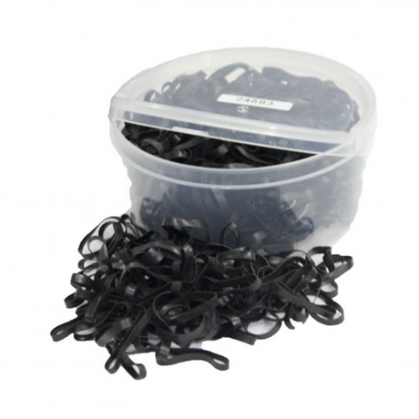 SHOWMAN LIGAS DE SILICON PARA TRENZAR CRINES Y COLA CON 450 LIGAS