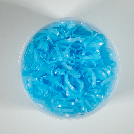 SHOWMAN LIGAS DE SILICON PARA TRENZAR CRINES Y COLA CON 450 LIGAS