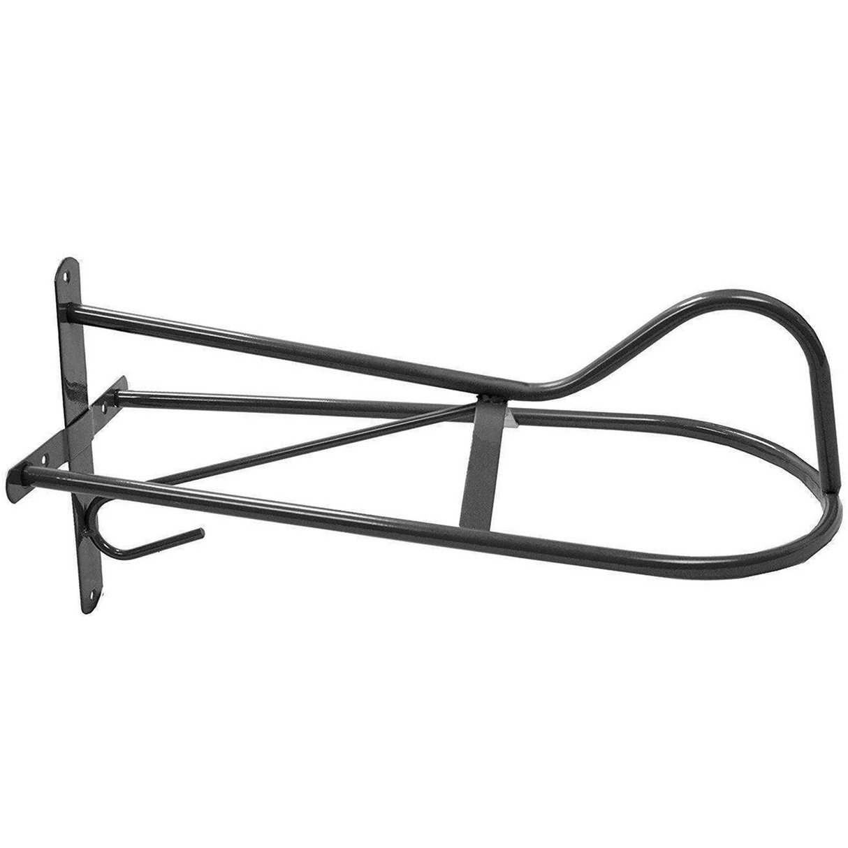 SHOWMAN PERCHERO DE PARED SILLA ESTILO OCCIDENTAL O INGLES CON GANCHOS (NEGRO)