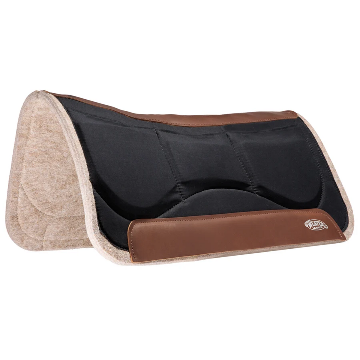 WEAVER SUADERO DE FIELTRO Y LANA CON CUÑAS AJUSTABLES COLOR NEGRO 32'' X 32''
