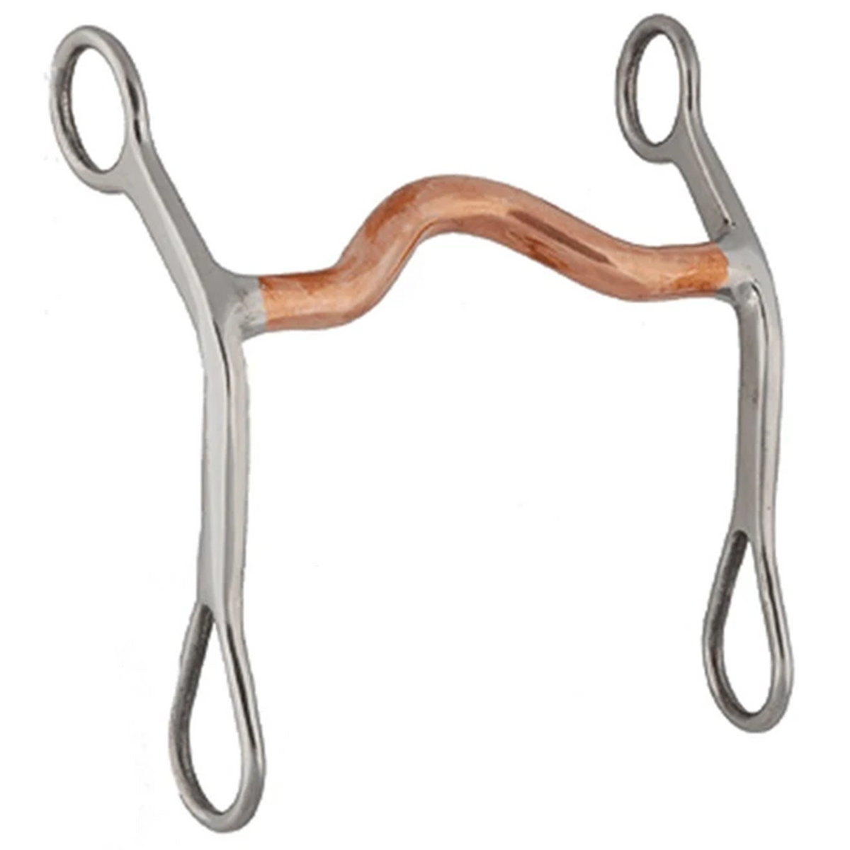BOCADO DE ACERO INOXIDABLE CON BOCA DE COBRE