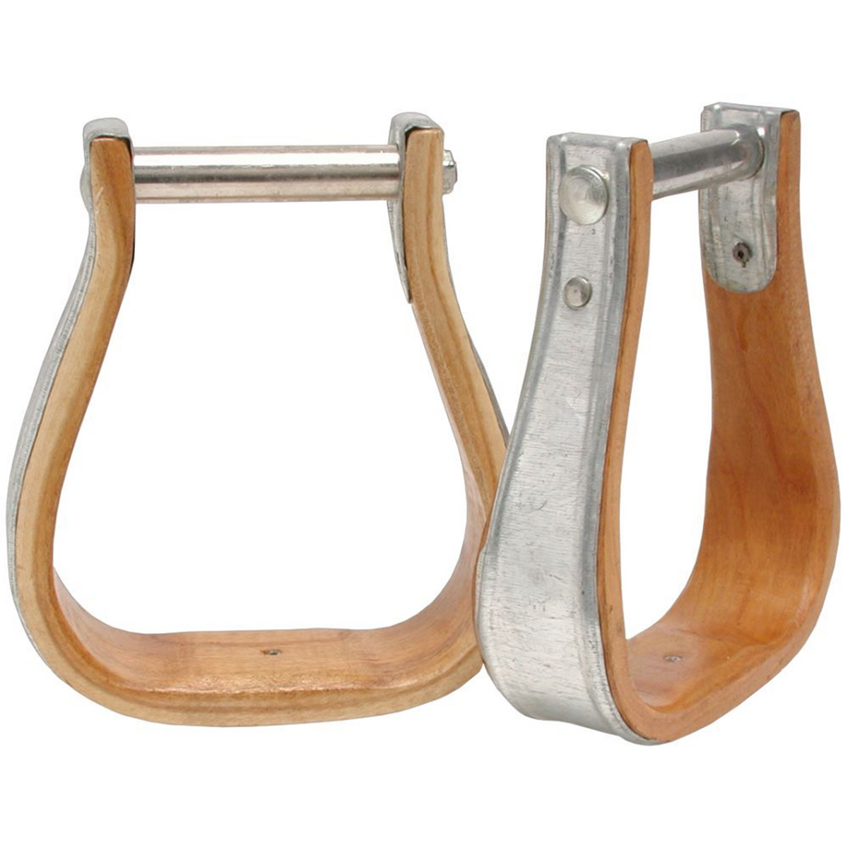 TOUGH 1 ESTRIBOS DE MADERA DE ROBLE CON BORDES DE METAL