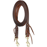 TOUGH 1 RIENDAS "ROYAL KING" DE PIEL HARNESS EXTREMOS DE BRONCE
