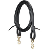 TOUGH 1 RIENDAS "ROYAL KING" DE PIEL HARNESS EXTREMOS DE BRONCE