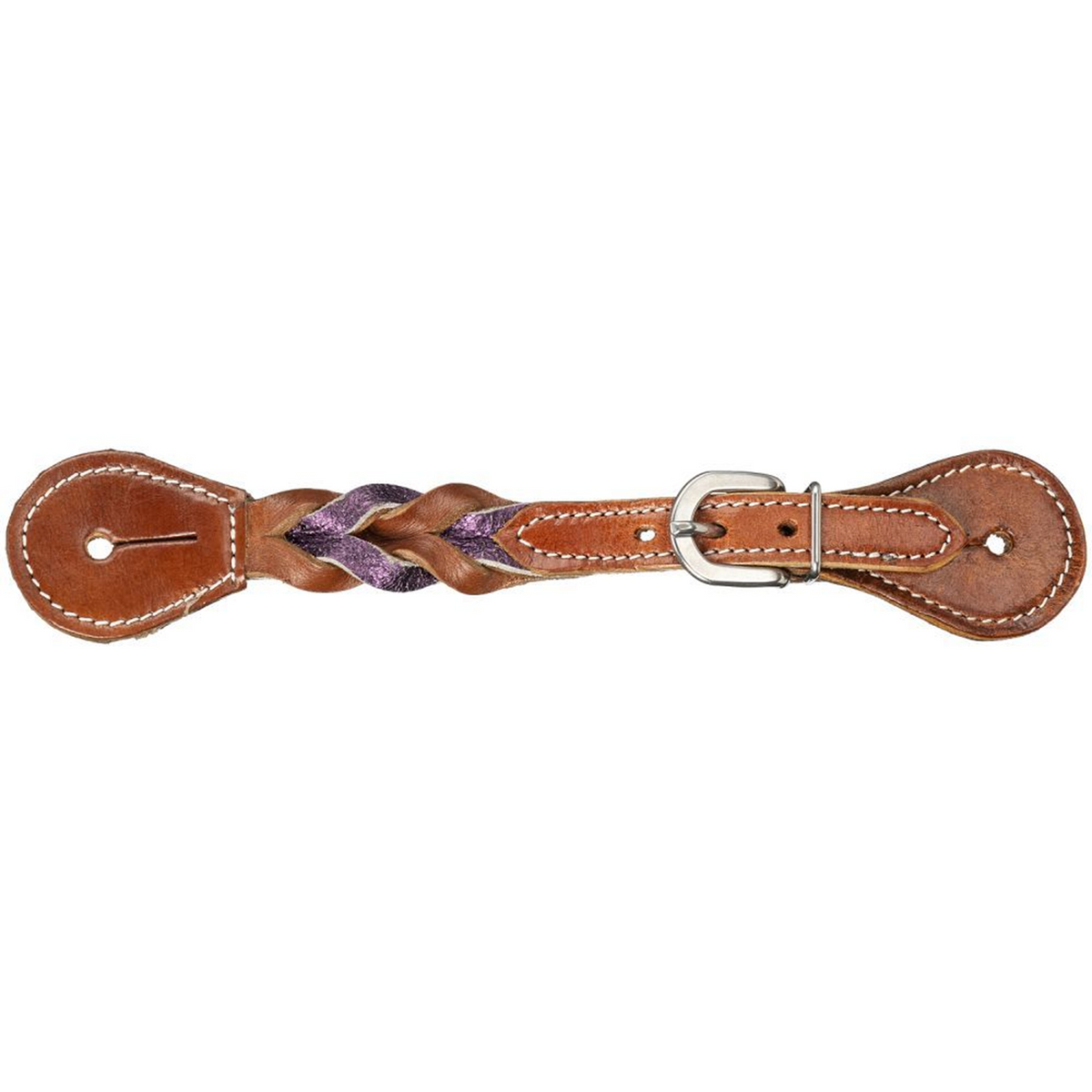 TOUGH 1 CORREONES DE ESPUELAS ROYAL KING DE CUERO TRENZADO