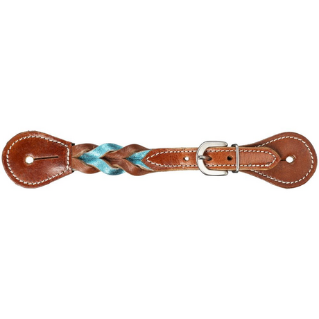 TOUGH 1 CORREONES DE ESPUELAS ROYAL KING DE CUERO TRENZADO