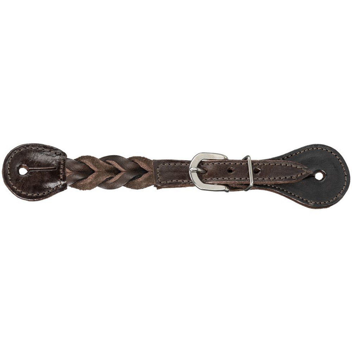 TOUGH 1 CORREONES DE ESPUELAS ROYAL KING DE CUERO TRENZADO