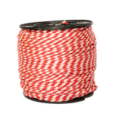 SOGA TRENZADA DIAMANTE SUAVE ELVONTEK 5/16 ROJO/BLANCO (10 KILOS)