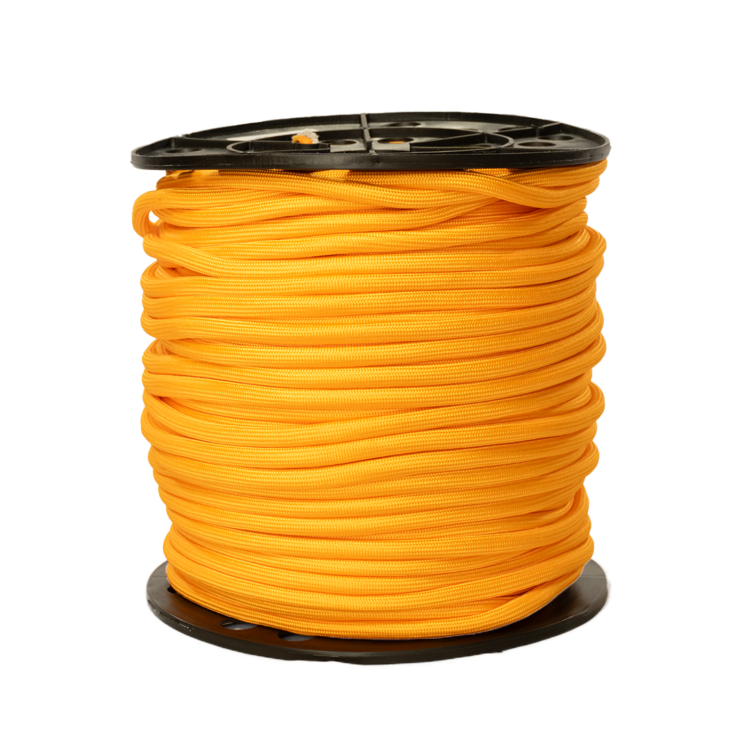 SOGA TRENZADA DIAMANTE SUAVE ELVONTEK 15/32 ANARANJADA (10 KILOS)