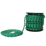 SOGA TRENZADA DIAMANTE SUAVE ELVONTEK 1/2 VERDE/BLANCO (10 KILOS)