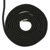 SOGA TRENZADA DIAMANTE SUAVE ELVONTEK 3/8 NEGRA X METROS