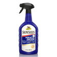 Botella azul con atomizador de ShowSheen Miracle Groom de Absorbine, limpiador en seco de 32 onzas