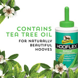 Hooflex All Natural contiene aceite de árbol de té para cascos sanos y de aspecto natural