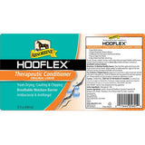 Etiqueta de Hooflex Therapeutic Conditioner Liquid con composición y modo de empleo