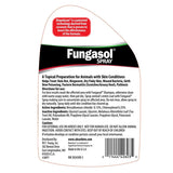 Etiqueta de Fungasol Spray de Absorbine con composición, modo de empleo y advertencias