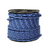 SOGA TRENZADA DIAMANTE SUAVE ELVONTEK 1/2 AZUL/BLANCO (10 KILOS)