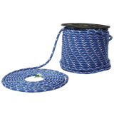 SOGA TRENZADA DIAMANTE SUAVE ELVONTEK 1/2 AZUL/BLANCO (10 KILOS)