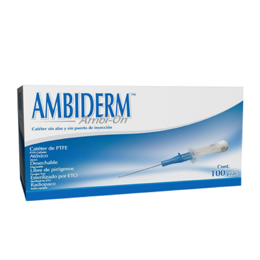 CATÉTER INTRAVENOSO AMBI-ON CAJA DE 100