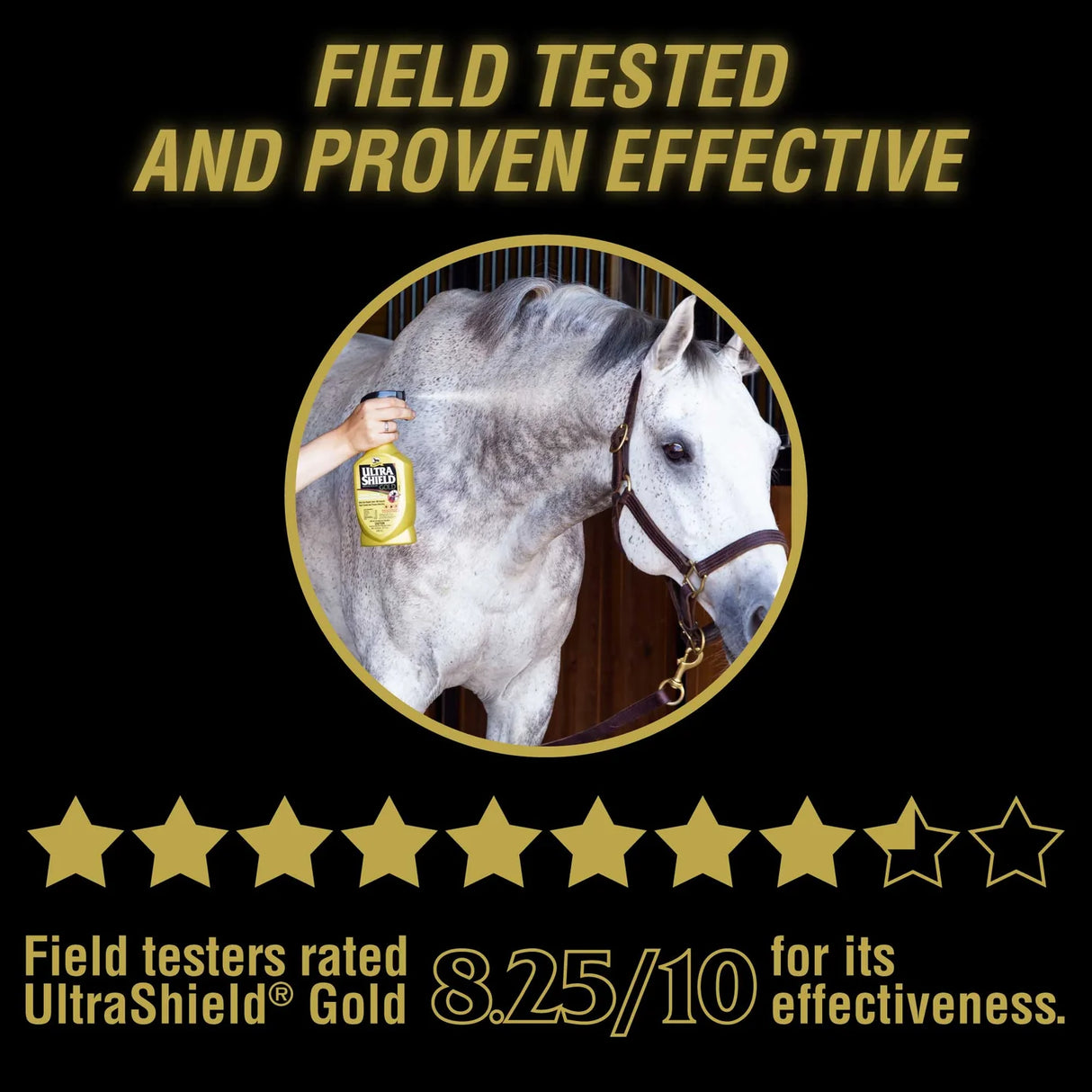 UltraShield Gold probado en campo y con efectividad comprobada, calificación de cinco estrellas