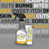 Afecciones que trata Silver Honey: cortadas, raspones, quemaduras, picaduras, comezón dulce, llagas, erupciones y dermatofilosis