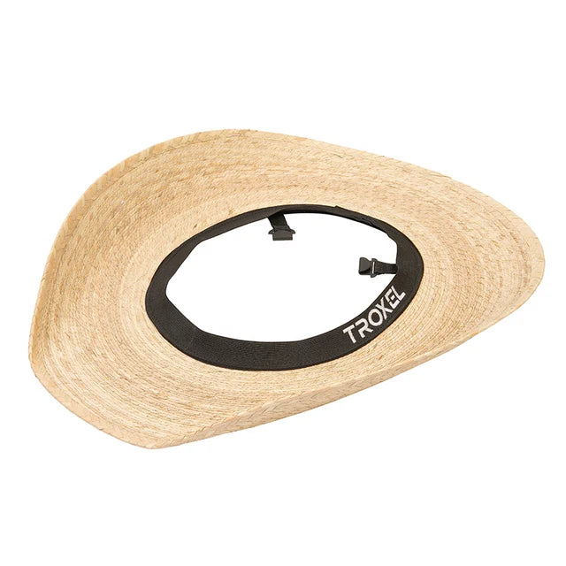 Troxel Helmet Brimmer de hoja de palma en tono natural, vista superior
