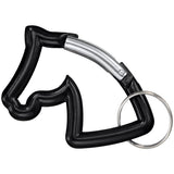 LLAVERO MOSQUETÓN FORMA CABEZA CABALLO