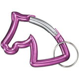 LLAVERO MOSQUETÓN FORMA CABEZA CABALLO