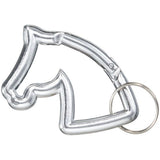 LLAVERO MOSQUETÓN FORMA CABEZA CABALLO
