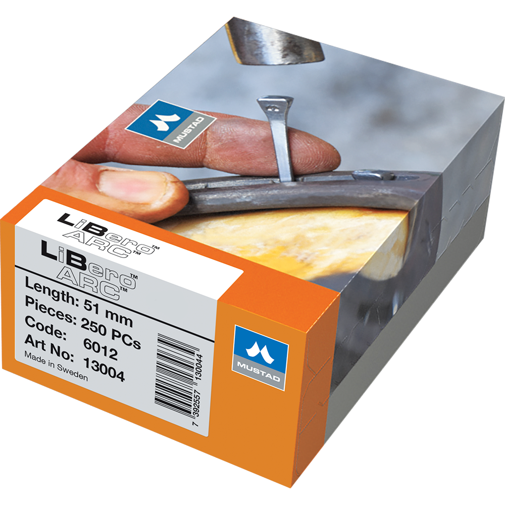 CLAVO PARA HERRAR MUSTAD LIBERO ARC (250 CLAVOS)
