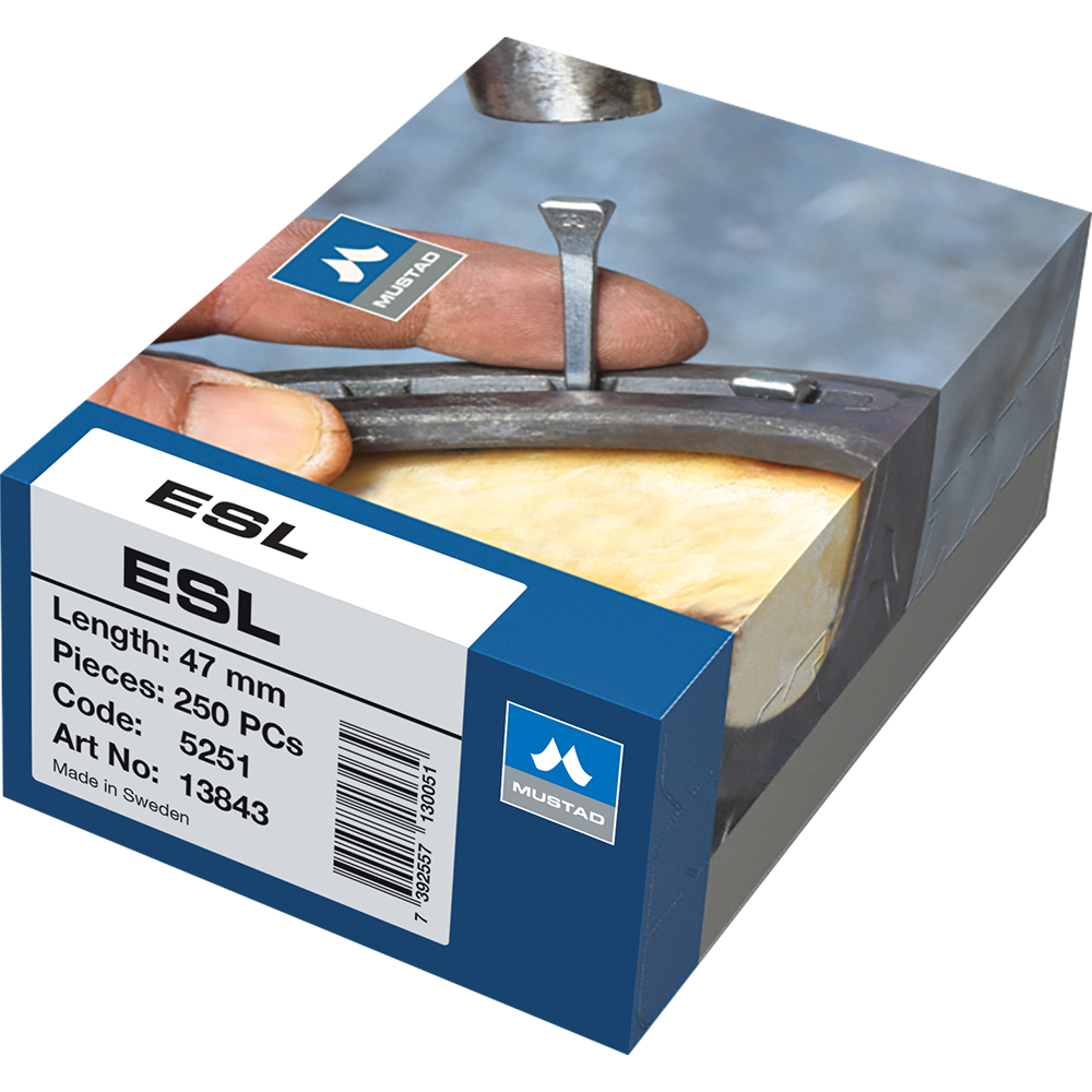 CLAVO PARA HERRAR MUSTAD ESL 5 (250 CLAVOS)