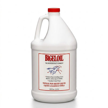 Garrafa de un galón de Bigeloil Liniment de Absorbine