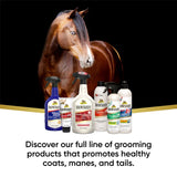 Línea completa de productos de aseo ShowSheen de Absorbine para pelaje, crin y cola del caballo