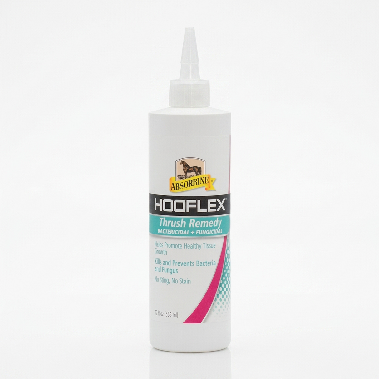 Envase de Hooflex Thrush Remedy de Absorbine con aplicador, tratamiento de ranilla podrida de 12 onzas