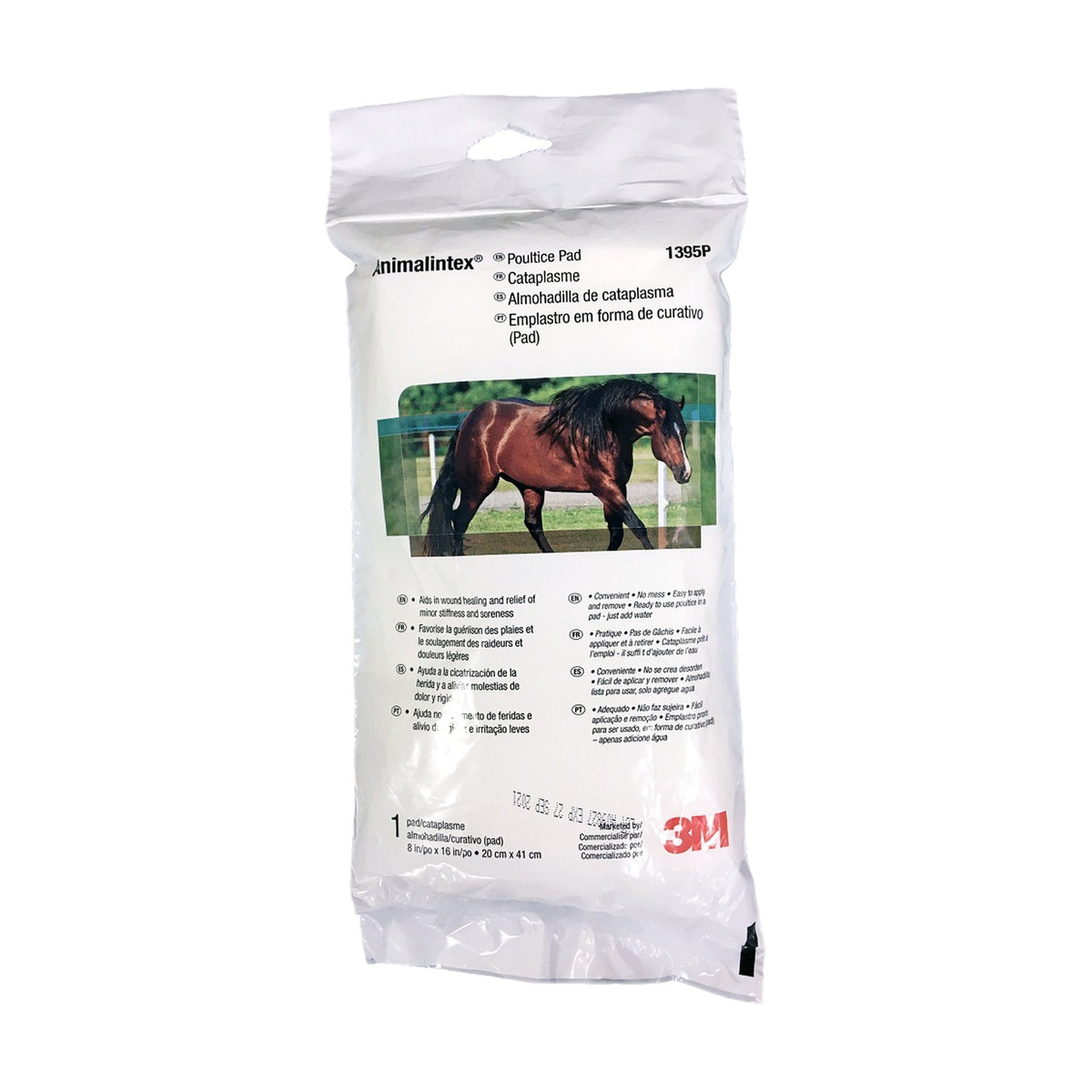ANIMALINTEX CATAPLASMA PARA CASCOS (ALMOADILLA DE 8" x 16")
